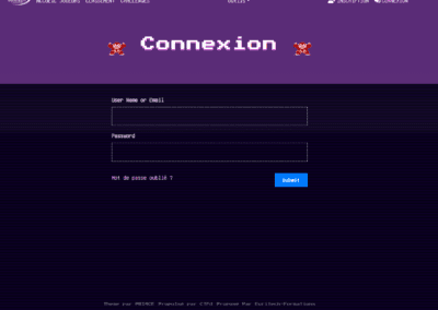 Page de connexion