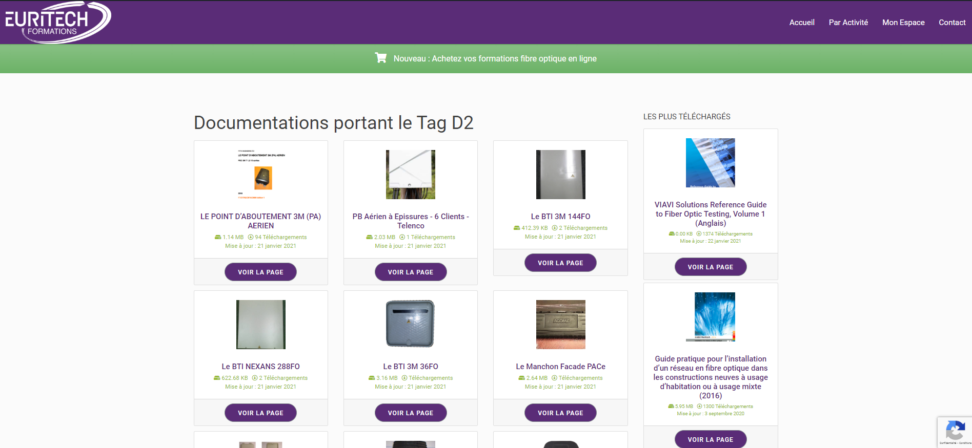 Classement par activité Classement par activité